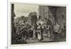 Market-Day in Florence-Edwin Buckman-Framed Giclee Print