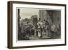 Market-Day in Florence-Edwin Buckman-Framed Giclee Print