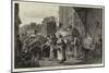 Market-Day in Florence-Edwin Buckman-Mounted Giclee Print