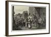 Market-Day in Florence-Edwin Buckman-Framed Giclee Print