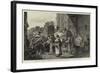 Market-Day in Florence-Edwin Buckman-Framed Giclee Print