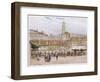 Market Day in Split (Now in Croatia) on the Dalmatian Coast-Walter Tyndale-Framed Art Print