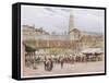 Market Day in Split (Now in Croatia) on the Dalmatian Coast-Walter Tyndale-Framed Stretched Canvas