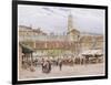 Market Day in Split (Now in Croatia) on the Dalmatian Coast-Walter Tyndale-Framed Art Print