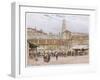 Market Day in Split (Now in Croatia) on the Dalmatian Coast-Walter Tyndale-Framed Art Print