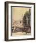 'Market Day outside the Old Red Lion at Greenwich', (1938)-Thomas Rowlandson-Framed Giclee Print