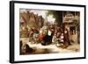 Market Day, the Arrival of the Hippodrome-George Bernard O'neill-Framed Giclee Print