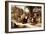 Market Day, the Arrival of the Hippodrome-George Bernard O'neill-Framed Giclee Print