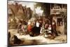 Market Day, the Arrival of the Hippodrome-George Bernard O'neill-Mounted Giclee Print