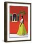 Market Day Woman-Omar Escalante-Framed Art Print