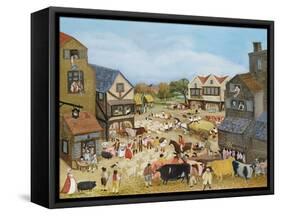 Market Day-Margaret Loxton-Framed Stretched Canvas