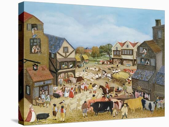 Market Day-Margaret Loxton-Stretched Canvas