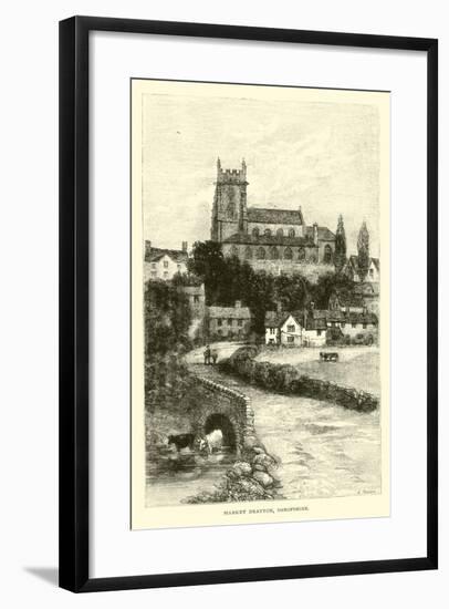 Market Drayton, Shropshire-null-Framed Giclee Print