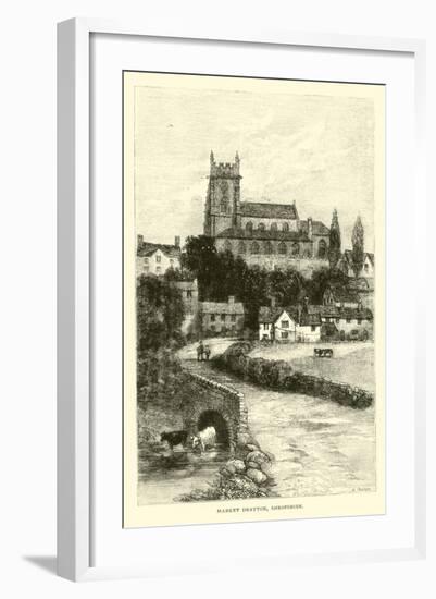 Market Drayton, Shropshire-null-Framed Giclee Print