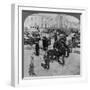 Market, Eyre Square, Galway, Ireland, C.1900-null-Framed Giclee Print