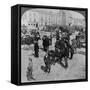 Market, Eyre Square, Galway, Ireland, C.1900-null-Framed Stretched Canvas