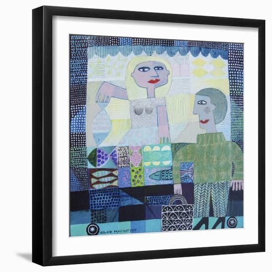 Market - Fish Stall-Hilke Macintyre-Framed Giclee Print