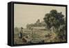 Market Garden at Chelsea-George The Younger Barret-Framed Stretched Canvas