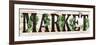 Market Greens-Kimberly Allen-Framed Premium Giclee Print