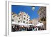 Market, Gunduliceeva Poljana, Dubrovnik, Dalmatia, Croatia, Europe-Frank Fell-Framed Photographic Print