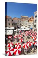 Market, Gunduliceeva Poljana, Dubrovnik, Dalmatia, Croatia, Europe-Frank Fell-Stretched Canvas