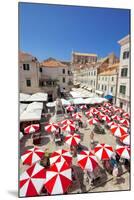 Market, Gunduliceeva Poljana, Dubrovnik, Dalmatia, Croatia, Europe-Frank Fell-Mounted Photographic Print