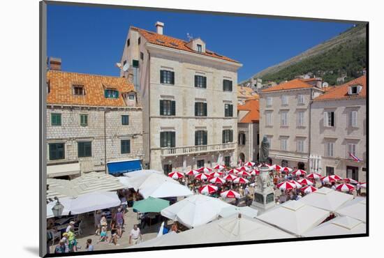 Market, Gunduliceeva Poljana, Dubrovnik, Dalmatia, Croatia, Europe-Frank Fell-Mounted Photographic Print