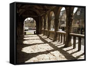 Market Hall, Chipping Campden, Gloucestershire, the Cotswolds, England, United Kingdom-David Hunter-Framed Stretched Canvas