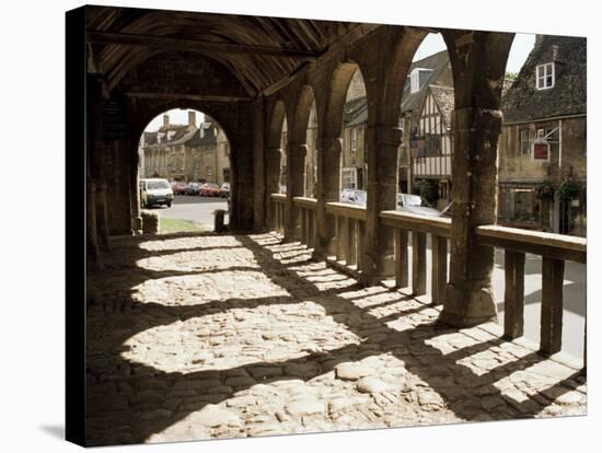 Market Hall, Chipping Campden, Gloucestershire, the Cotswolds, England, United Kingdom-David Hunter-Stretched Canvas