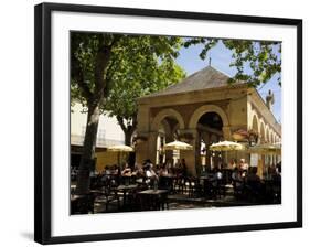 Market Hall, Lalinde, Dordogne, France. Europe-Peter Richardson-Framed Photographic Print