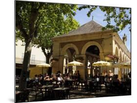 Market Hall, Lalinde, Dordogne, France. Europe-Peter Richardson-Mounted Photographic Print