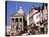 Market House Dating from 1838, Market Jew Street, Penzance, Cornwall, England-Ken Gillham-Stretched Canvas