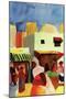 Market in Algiers-Auguste Macke-Mounted Art Print