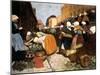 Market in Brest, 1899-Fernand Piet-Mounted Giclee Print