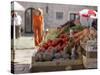 Market in Dubrovnik, Dalmatia, Croatia-Joern Simensen-Stretched Canvas