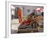 Market in Dubrovnik, Dalmatia, Croatia-Joern Simensen-Framed Photographic Print