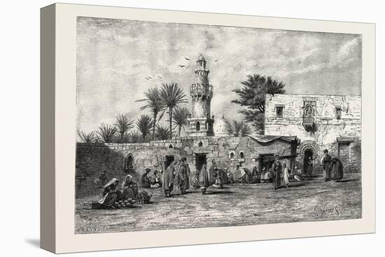 Market in Esneh, Egypt, 1879-null-Stretched Canvas