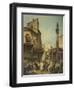 Market in Florence-Giuseppe Moricci-Framed Giclee Print