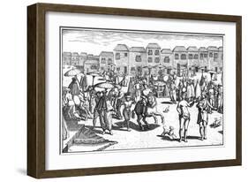 Market in Goa, India, 1599-null-Framed Giclee Print