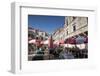 Market in Gundulic's Square, Dubrovnik, Croatia, Europe-John Miller-Framed Photographic Print