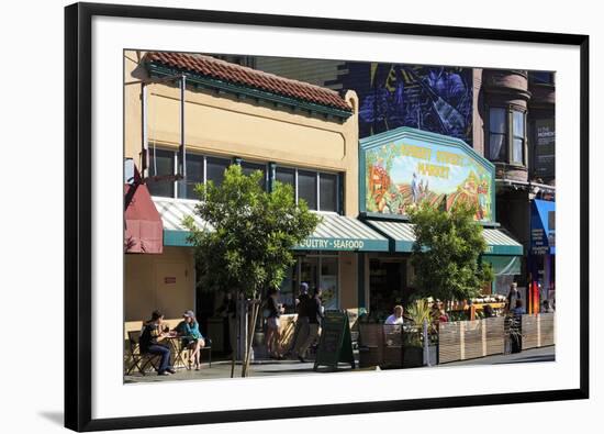 Market in Haight-Ashbury District-Richard Cummins-Framed Photographic Print