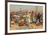 Market in Lower Egypt-Leopold Karl Muller-Framed Giclee Print