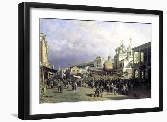 Market in Nizhny Novgorod, 1872-Pyotr Petrovich Vereshchagin-Framed Giclee Print