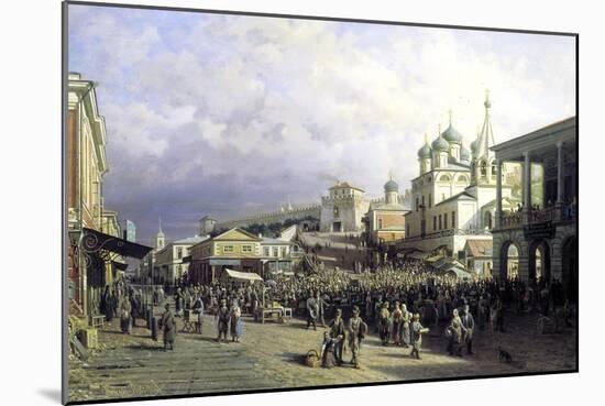 Market in Nizhny Novgorod, 1872-Pyotr Petrovich Vereshchagin-Mounted Giclee Print