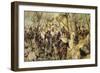 Market in San Godenzo in Maremma-Giovanni Fattori-Framed Giclee Print