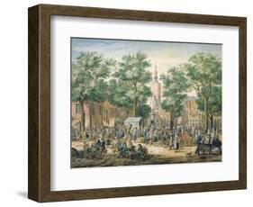 Market in the Hague, 1769-Paulus Constantin La Fargue-Framed Giclee Print