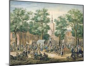 Market in the Hague, 1769-Paulus Constantin La Fargue-Mounted Giclee Print