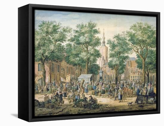 Market in the Hague, 1769-Paulus Constantin La Fargue-Framed Stretched Canvas