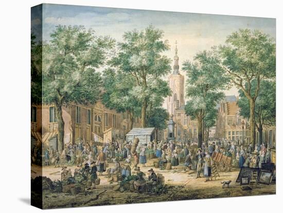 Market in the Hague, 1769-Paulus Constantin La Fargue-Stretched Canvas