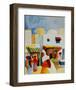Market in Tunis I-Auguste Macke-Framed Art Print